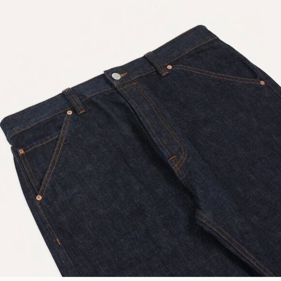 Drake's -Indigo Rinse 14.2oz Japanese Selvedge Denim Five-Pocket Jeans - Size 29 - Picture 9 of 11